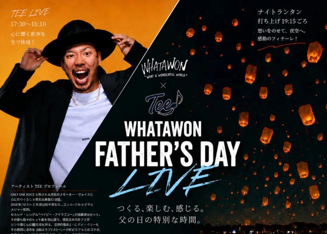 WHATAWON 父の日フェス in Osaka のメインビジュアル